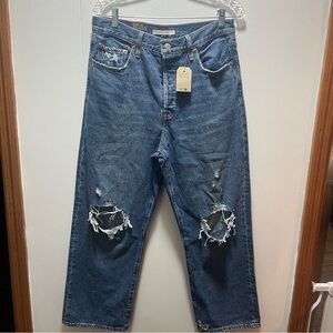 Levi's Womens High Rise Ribcage Straight Ankle‎ Jeans Size 31x27 Blue Jeans NEW